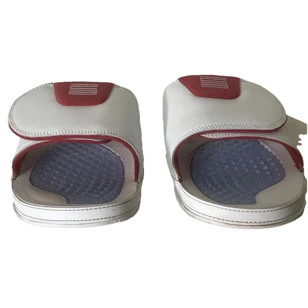Nike Jordan Hydro Retro XI 11 White Red Slides Mens 12 AA1336-166